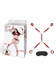 Красная фиксация на матрас Classic Bedspreader - Lux Fetish - купить с доставкой в Рязани