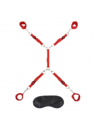 Красная фиксация на матрас Classic Bedspreader - Lux Fetish - купить с доставкой в Рязани