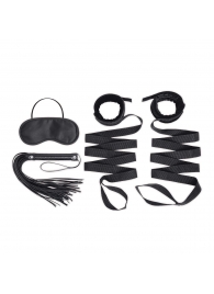 Эротический набор 4PC Bondage Bed Strap   Flogger Kit - Lux Fetish - купить с доставкой в Рязани