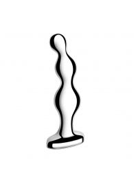 Стальной анальный фаллоимитатор для простаты Stainless Steel Anal Beads - 13 см. - b-Vibe - в Рязани купить с доставкой