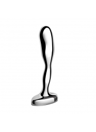Стальной стимулятор простаты Stainless Steel Prostate Plug - 11,5 см. - b-Vibe - в Рязани купить с доставкой