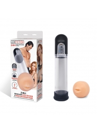 Автоматическая вакуумная помпа-мастурбатор Blowjob Auto Sucker Penis Enlarger Pump - Lux Fetish - в Рязани купить с доставкой