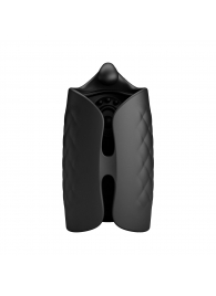 Черный мастурбатор с вибростимуляцией головки Black Glans Trainer - Baile - в Рязани купить с доставкой