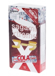 Ароматизированные презервативы Sagami Xtreme COLA - 10 шт. - Sagami - купить с доставкой в Рязани