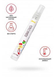 Охлаждающе-возбуждающий оральный спрей «Ледяная страсть» со вкусом мяты и ванили - 10 мл. - ToyFa - купить с доставкой в Рязани
