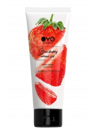 Лубрикант на водной основе OYO Aroma Gel Strawberry с ароматом клубники - 75 мл. - OYO - купить с доставкой в Рязани