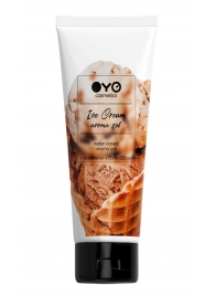 Лубрикант на водной основе OYO Aroma Gel Ice Cream с ароматом пломбира - 75 мл. - OYO - купить с доставкой в Рязани