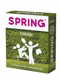 Классические презервативы SPRING CLASSIC - 3 шт. - SPRING - купить с доставкой в Рязани