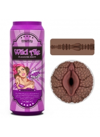 Коричневый мастурбатор-вагина Pleasure Brew Masturbator-Wild Ale в банке - Lovetoy - в Рязани купить с доставкой