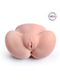 Реалистичный мастурбатор с двумя функциональными отверстиями - Erowoman-Eroman - в Рязани купить с доставкой