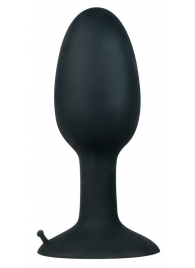 Чёрная анальная пробка со смещенным центром тяжести - 13 см. - Orion