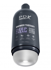 Мастурбатор в бутылке Shower Therapy Deep Cream - Pipedream - в Рязани купить с доставкой