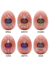 Набор из 6 мастурбаторов-яиц Tenga Egg Variety Pack V - Tenga - в Рязани купить с доставкой
