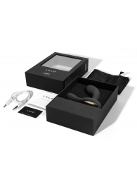 Чёрный перезаряжаемый стимулятор простаты Bruno Black - Lelo - в Рязани купить с доставкой