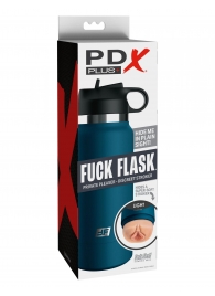 Мастурбатор-вагина в синей колбе F*ck Flask - Pipedream - в Рязани купить с доставкой