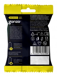 Ультратонкие презервативы Ganzo Ultra thin в мягкой упаковке - 3 шт. - Ganzo - купить с доставкой в Рязани