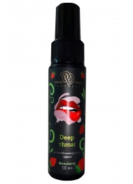 Спрей для горла Deep Throat с десенсибилизирующим эффектом и вкусом клубники - 50 мл. - БиоМед - купить с доставкой в Рязани