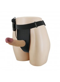 Полый вибрострапон на регулируемых трусиках Draven - 17,5 см. - Baile - купить с доставкой в Рязани