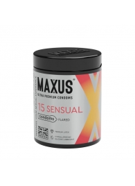 Анатомические презервативы MAXUS Sensual - 15 шт. - Maxus - купить с доставкой в Рязани