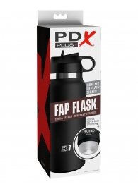 Черный мастурбатор в виде бутылки Fap Flask - Pipedream - в Рязани купить с доставкой