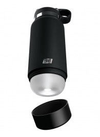 Черный мастурбатор в виде бутылки Fap Flask - Pipedream - в Рязани купить с доставкой