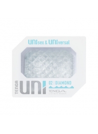 Прозрачный мастурбатор-стимулятор Tenga Uni Diamond - Tenga - в Рязани купить с доставкой