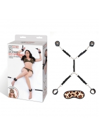 Леопардовая фиксация на матрас для рук и ног Classic Bedspreader - Lux Fetish - купить с доставкой в Рязани