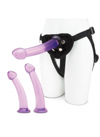 Тренировочный набор с тремя насадками Pegging Training Set - Lux Fetish - купить с доставкой в Рязани