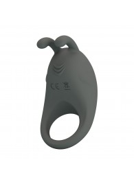 Серое эрекционное кольцо с вибрацией Master Ring - Baile - в Рязани купить с доставкой