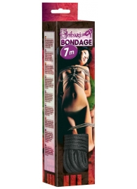 Чёрная веревка для связывания - 700 см. - Orion - купить с доставкой в Рязани