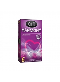 Презервативы с рёбрышками Domino Harmony - 6 шт. - Domino - купить с доставкой в Рязани