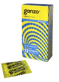 Классические презервативы с обильной смазкой Ganzo Classic - 12 шт. - Ganzo - купить с доставкой в Рязани