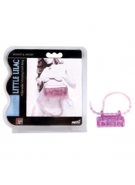 Эрекционное кольцо с вибратором LITTLE LILAC - Dream Toys - в Рязани купить с доставкой