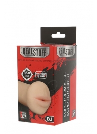 Нежный мастурбатор-ротик REALSTUFF 5INCH MASTURBATOR BJ - Dream Toys - в Рязани купить с доставкой
