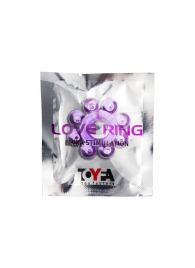 Мягкая фиолетовая гелевая насадка - Toyfa Basic - в Рязани купить с доставкой