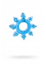 Голубая гелевая насадка-звезда - Toyfa Basic - в Рязани купить с доставкой