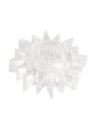 Прозрачное гелевое эрекционное кольцо-солнце - Toyfa Basic - в Рязани купить с доставкой