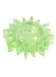 Зеленое эрекционное кольцо-солнце - Toyfa Basic - в Рязани купить с доставкой