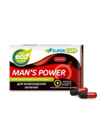 Возбуждающее средство Man’s power - 10 капсул (+1 в подарок) - SuperCaps - купить с доставкой в Рязани