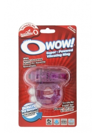 Фиолетовое эрекционное виброкольцо OWOW PURPLE - Screaming O - в Рязани купить с доставкой