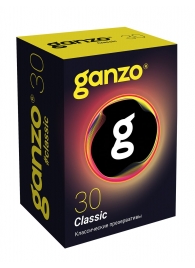 Классические презервативы с обильной смазкой Ganzo Classic - 30 шт. - Ganzo - купить с доставкой в Рязани