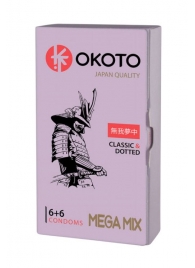 Презервативы OKOTO Mega Mix - 12 шт. - Sitabella - купить с доставкой в Рязани