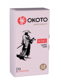 Тонкие презервативы OKOTO Ultra Thin - 12 шт. - Sitabella - купить с доставкой в Рязани