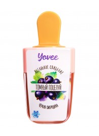 Охлаждающий бальзам для губ «Томный поцелуй» с ароматом черной смородины - 5 мл. - ToyFa - купить с доставкой в Рязани