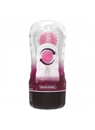 Прозрачный текстурированный мастурбатор Vacuum Cup Masturbator Black Hole - Baile - в Рязани купить с доставкой