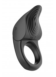 Черное эрекционное виброкольцо Vibro Lust Ring - MALESATION - в Рязани купить с доставкой