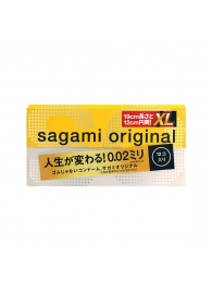 Презервативы увеличенного размера Sagami Original 0.02 XL-size - 12 шт. - Sagami - купить с доставкой в Рязани