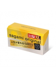Презервативы увеличенного размера Sagami Original 0.02 XL-size - 12 шт. - Sagami - купить с доставкой в Рязани