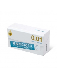 Увлажнённые презервативы Sagami Original 0.01 Extra Lub - 12 шт. - Sagami - купить с доставкой в Рязани
