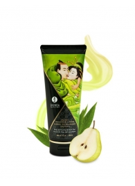 Массажный крем для тела с ароматом груши и зелёного чая Pear   Exotic Green Tea - 200 мл. - Shunga - купить с доставкой в Рязани